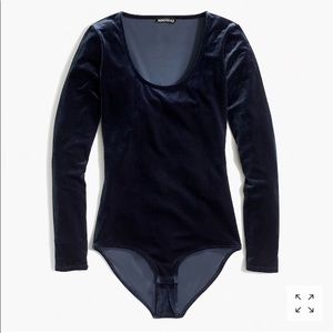 J. Crew Velvet Bodysuit
